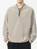 Ropa para Hombre Fengshe / 2026 Primavera y Otoño Nuevo Patrón de Ola Retro Americano Camiseta de Manga Larga Sudadera Holgada de Cuello Redondo para Hombre