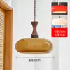 Lámpara Colgante de Restaurante Vintage, Dormitorio, Estudio, Barra de Bar, Balcón, Arte de Madera Nórdico, Lujo Ligero, Cabezal Único, Madera Natural