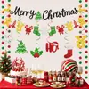Conjunto de Festa de Natal Glitter da Amazon com Faixas, Decorações Penduradas Espirais e Guirlanda