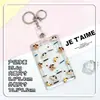 Porta-Cartão Transparente Deslizante Desenho Animado Anti-Perda Cartão de Campus Porta-Cartão de Água Cordão para Pescoço Capa Protetora para Crachá de Trabalho Lanyard Estilo Fofo