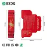Riel de Guía Instalación Rápida Dispositivo de Extinción de Incendios para Motor de Coche Montado en Vehículo Gabinete de Distribución con Detección Automática Pegatina Extintora