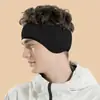 Orelheiras Quentes de Lã Faixa de Cabelo de Lã para Corrida Lã Austríaca de Alta Elasticidade Proteção contra Frio Respirável Máscara de Olhos Proteção de Orelha para Ciclismo