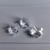 Joias de cristal cor AB furo reto furo horizontal contas soltas coração de pêssego estrela de cinco pontas urso acessórios DIY feitos à mão brincos colar pulseira