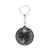 Periféricos de Anime Transfronterizos Juego de Tronos 9 Insignias de las Casas Principales Metal Llavero de Coche Colgante Accesorios Dropshipping