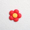 Celebridade da Internet Uma Florzinha Vermelha Flor de Cinco Pétalas Cola Cremosa Capa de Celular Joias de Resina Pequenos Acessórios Saco de Material diy