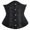 Cinta Modeladora Cintura Estreita Estilo Gótico Formato Ampulheta Redutora Moda Tendência Clipe de Cintura Jacquard Espartilho Estrutura de Peixe Shapewear