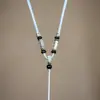 Cordón para Collar de los Cinco Dioses de la Riqueza Estilo Tíbet, Cordón para Colgante Tejido a Mano, Artículos de Joyería Cultural y Artística del Tíbet, Cordón para Colgar Thangka del Mantra de Seis Sílabas