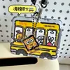 Portatarjetas, portatarjetas de autobús de anime, tarjetero de campus lindo, almacenamiento portátil de tarjeta de acceso para estudiantes, transporte público y metro, portatarjetas de identificación