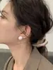 Pendientes Cepillados de Moda Estilo Coreano, Pendientes Metálicos Plateados de Bola Estéreo Geniales, Pendientes Ins Exquisitos y Simples de Alta Gama para Mujer