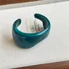 Pulsera Geométricamente Manchada de Resina Dopamina Colorida, Lujo Ligero, Pulsera de Nicho de Gama Alta, Pulsera Versátil Transfronteriza Europea y Americana