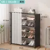 Sapateira de porta simples Multicamadas Doméstico Abrigo sólido Cortina Armário de sapatos à prova de poeira Sapateira de porta Sapateira Armário de armazenamento de quarto de aluguel
