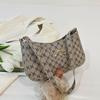 Bolsa de Mão Fashion com Costura Estilo Coreano Laço 2025 Novo Estilo Ocidental para o Dia a Dia Bolsa de Ombro Retro