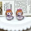 Desenho Animado Criativo Veado Meninas Patch Acrílico DIY Adesivo de Geladeira Artesanal Acessórios Crianças Decorações com Cola de Creme
