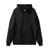 Sudadera con capucha talla europea transfronteriza talla grande, jersey de rizo, marca de moda, sudadera con capucha unisex de corte holgado con logo