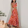 Moda femenina de otoño 2026: Conjuntos de tops de manga corta estilo europeo y americano y vestidos largos elegantes, de corte ajustado y color liso