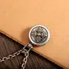Colgante Yuhong Giratorio para Hombre Tesoro de la Suerte Doble Cara Retro Tendencia Antigua Joyería Fábrica Outlet