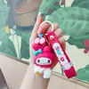 Llavero Colgante de Muñeca de Goma Suave de Dibujos Animados para Bolsos de Mujer, Pequeño Regalo de Año Nuevo, Llavero de Coche Colgante al por Mayor