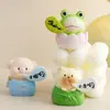 Figuritas Creativas Nuevas de Animales de Resina para Escritorios de Oficina y Decoraciones de Coche, Souvenirs Lindos para Alivio del Estrés y Sanación