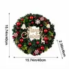 Nuevas Coronas Decorativas de Navidad, Colgantes para Puerta, Regalos, Decoraciones de Escena para Pared, Adornos de Navidad, Sala de Estar de Hotel al por Mayor