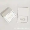 Tarjetas de Felicitación Pre-hechas Rosa Azul Lazo Plegada Tarjeta Pequeña Caja de Regalo Tarjeta de Felicitación Pequeña Tarjeta de Mensaje de Bendición Tarjeta de Mensaje de Agradecimiento