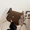 Bolsa pequena retrô para mulheres 2024 nova moda moda texturizada bolsa de ombro outono high-grade all-match crossbody pequena bolsa quadrada