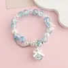 Pulsera de Joyería de Nuevo Estilo, Joyería de Cuentas de Cristal Estilo Coreano, Pareja, Estudiante, Pulsera Infantil, Joyería para Niñas al por Mayor