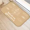 Felpudo Navideño para el Hogar con Estampado de Árbol de Navidad, Felpudo para Puerta de Sala de Estar