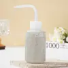 Novo Modelo Garrafa de Limpeza para Cílios 150ml Cravejada de Diamantes com Bico Curvo Tipo Squeeze, Ferramenta Auxiliar de Limpeza para Beleza de Cílios e Unhas, à Prova de Vazamento