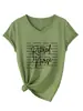 Enfermera jubilada cuidado Amazon eBay sitio independiente moda casual mujer camiseta de manga corta con cuello en V comercio exterior
