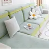 Funda de Sofá de Chenilla Universal Cubierta Completa Estilo Sencillo Alfombrilla Antideslizante para Sofá Funda de Sofá Tela Elástica para Sofá