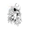 Pegatinas de Tatuaje Pequeñas Frescas Impermeables Nuevas Transfronterizas en Varios Colores, Dragón, Tigre, León, Flores, Se Pueden Combinar de Cualquier Manera
