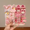 Gran Venta Otoño e Invierno Pasador para el Cabello Niños Dibujos Animados Kuromi Pasador para el Cabello Niña Pequeña Lazo Flequillo Pinza BB Accesorios para la Cabeza de Bebé
