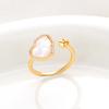 Set de Pendientes, Anillo y Colgante de Plata S925 con Forma de Calabaza, Incrustados con Nácar, Exquisitos y Modernos Accesorios DIY Estilo Chino Fu Lu