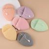 Luvas de lavagem facial puff espessado limpeza facial regular sponge face puff com cordão suspenso embalagem independente entrega de peça única