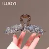 Novo Presilha de Cabelo de Cristal de Alto Padrão 2025, Feita à Mão com Fio, Exquisite para Mulheres, Pente de Cabelo Completo Tendência
