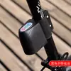 Cadeado de Bicicleta, Cadeado com Senha e Alarme Abc para Mountain Bike, Acessórios de Equipamento Antifurto para Ciclismo ao Ar Livre