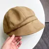 Gorro de Suede Grande para Comercio, Boina, Oversize y Corte Profundo para Hacer que la Cara Parezca Más Pequeña, Gorro de Invierno para Mujer