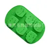 Molde de Silicona para Pastel Cabeza de Calabaza con 6 Expresiones Consecutivas Halloween con Productos Creativos para Hornear Venta al por Mayor Directa de Fábrica