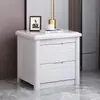 Mesita de Noche Madera Maciza Estilo Chino Moderno Tronco Almacenamiento Armario Estrecho 40 Gabinetes Dormitorio Sencillo Decoración Casa de Alquiler