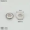 Tapón de ventilación para armario de acero inoxidable con orificio de ventilación redondo y decorativo para zapatero y armario.