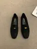 Zapatos Planos Retro Estilo Coreano para Mujer, Boca Baja, Nuevo Modelo Primavera 2026, Mocasines Elegantes Negros sin Cordones de Suela Suave