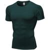 Traje de Entrenamiento Deportivo de Fitness para Hombre PRO Ajustado de Manga Corta Ropa Elástica de Secado Rápido Camiseta de Manga Corta Ropa 1053