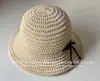 Sombrero Rememberme de Viaje Calado Transpirable de Punto Sombrero de Pescador con Corbata Elegante Sombrero de Cubo Redondo