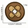 Nuevo Parche de Tela Redondo Bordado de Dibujos Animados Insignia de Aventura al Aire Libre Parche de Etiqueta de Tela Parche Termoadhesivo Accesorios para Ropa Venta al por Mayor
