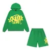 SynaWord Sudadera Holgada Americana Sudadera con Capucha Pantalones de Sudadera Y2K Marca de Moda Hip Hop Street Traje Casual para Parejas