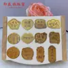 Pegatinas para Teléfono Chapadas en Oro 999, Temática de Princesas, Buena Suerte y Fortuna, Pequeños Regalos, Imanes para Refrigerador para Clientes