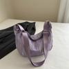 Bolsa Bordada de Gran Capacidad para Mujer 2024 Verano Nuevo Ligera Simple Bolsa de Bollo Estilo Fresco Bordado Hilo Hombro Cruzado