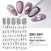 Redanco novo 3D rede social explosões diy padrão adesivos de arte para unhas com adesivos de unha adesivos atacado DH-301