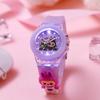 En stock brala reloj de dibujos animados para niños estudiantes de primaria y secundaria lindo reloj de cuarzo reloj luminoso led colorido