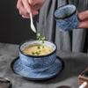 Frasco de Cerámica para Condimentos Estilo Japonés y Coreano Hogar Pimienta con Tapa Salero para Condimentos Caja para Condimentos para Barbacoa Juego de Vajilla Creativa para Restaurante
